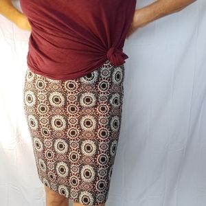 Ann Taylor stretch knit rayon skirt